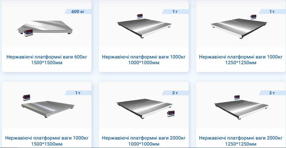 ваги платформні