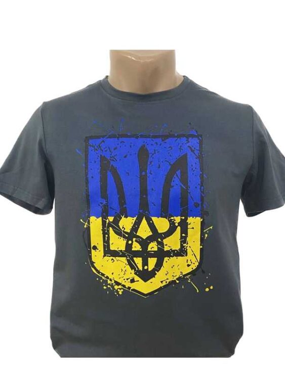 футболка чоловіча з гербом україни