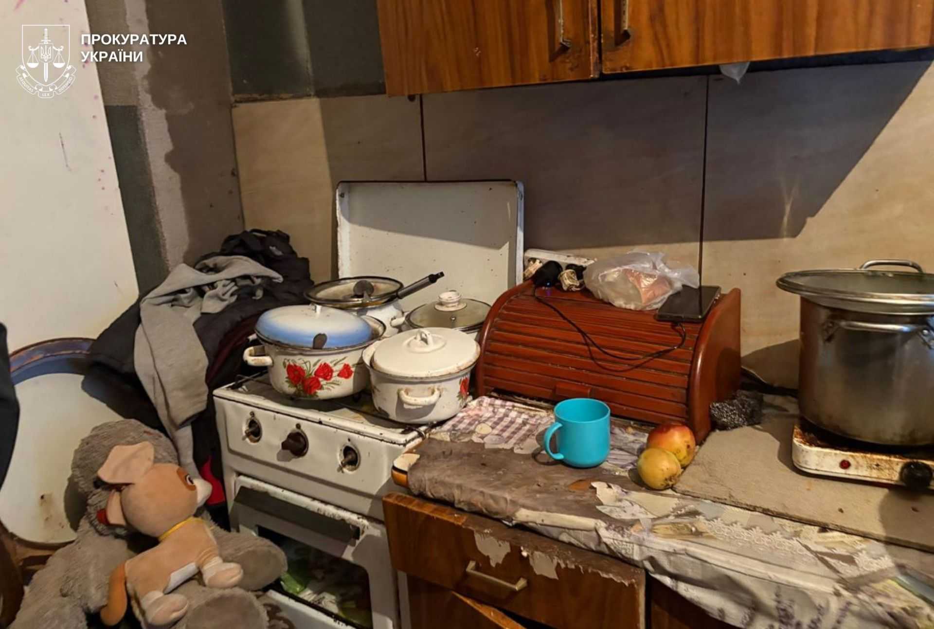 Кухня в будинку, де жили діти