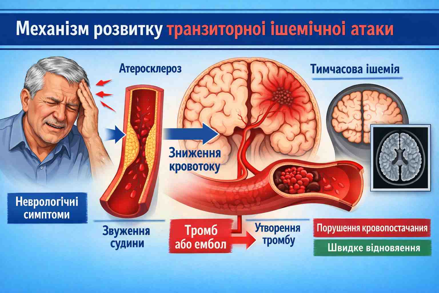 транзиторна ішемічна атака