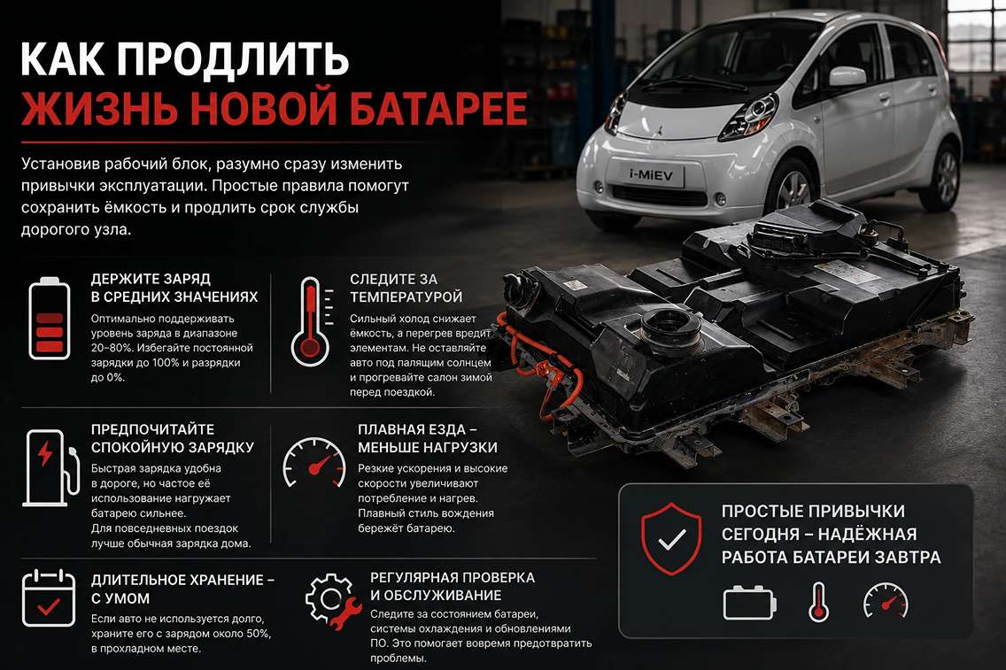 Аккумуляторная батарея для Mitsubishi
