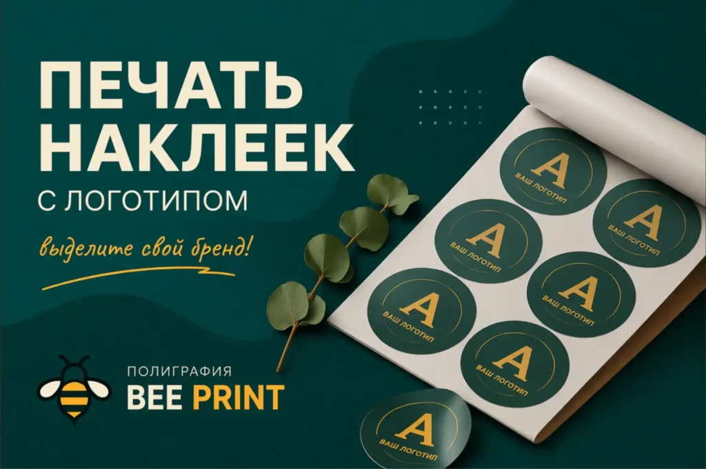 печать наклеек Киев